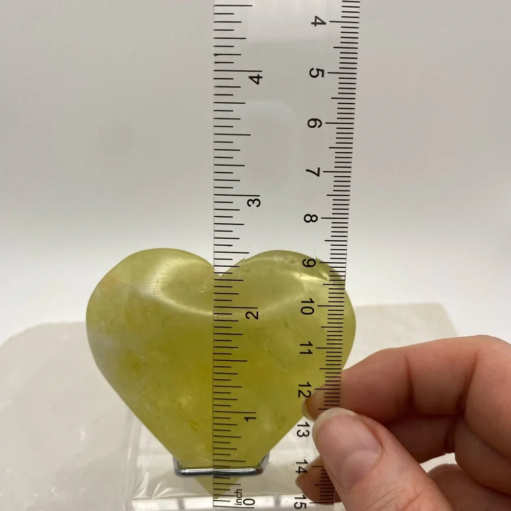 Heart-Shaped Citrine Crystal - Picture 5 of 5